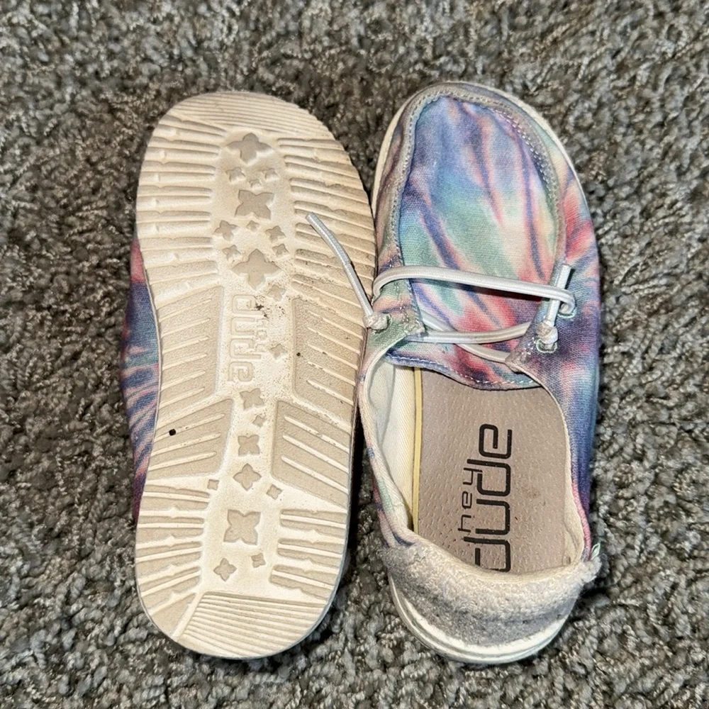 Kids Hey Dude Slip on Shoes (K10) “Wendy”